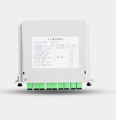 Telecomunicaciones FAT y FTD FTTH Fibra de separación con WDM Tipo de caja PLC Splitter 1x8 SC APC