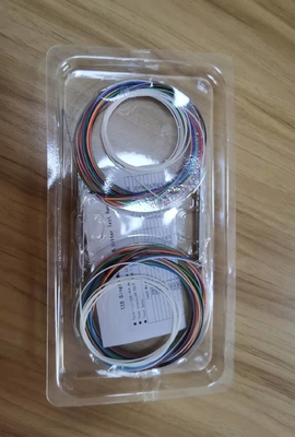 1260-1650nm longitud de onda de operación G657A 1M 2M 3M tubo de acero PLC 1x8 Splitter con 3-