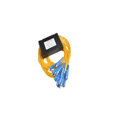 3 1x2 1x4 1x8 1x16 Cables de tubos de acero de fibra óptica Mini/LGX/ABS Proporción de fibra óptica acoplador óptico Fibra PLC Splitter