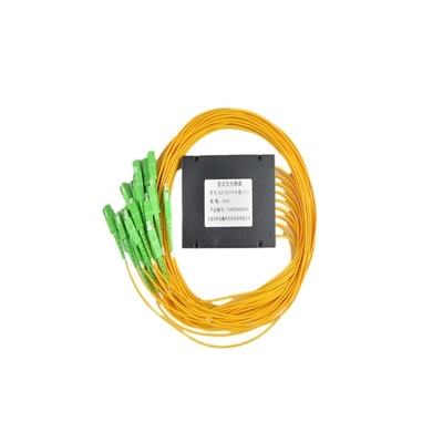 Red PLC Splitter SC/APC ABS Box Fibra óptica de modo único SC/UPC PCL Splitter