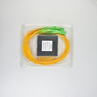 Red PLC Splitter SC/APC ABS Box Fibra óptica de modo único SC/UPC PCL Splitter