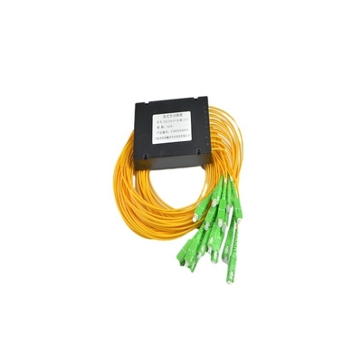 Red PLC Splitter SC/APC ABS Box Fibra óptica de modo único SC/UPC PCL Splitter