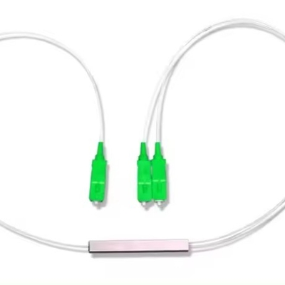 ANATEL Certificado 1x8 SC/APC Micro Mini Bloque Tubo de acero FTTH PLC Splitter y 3 Tiempo