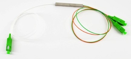 ANATEL Certificado 1x8 SC/APC Micro Mini Bloque Tubo de acero FTTH PLC Splitter y 3 Tiempo