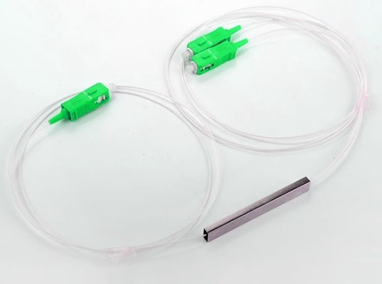 ANATEL Certificado 1x8 SC/APC Micro Mini Bloque Tubo de acero FTTH PLC Splitter y 3 Tiempo