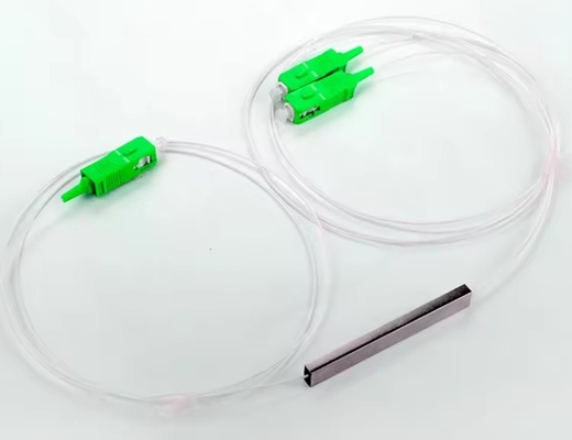 ANATEL Certificado 1x8 SC/APC Micro Mini Bloque Tubo de acero FTTH PLC Splitter y 3 Tiempo
