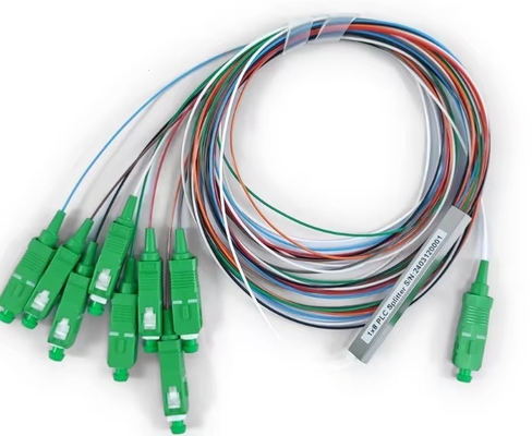 Fibra óptica Micro 1 * 8 SC APC MINI 1m 1.5m Fibra de acero de acero de acero de acero