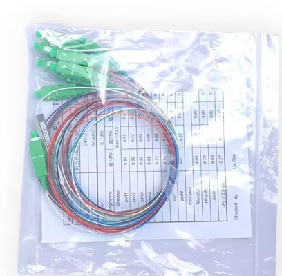 Fibra óptica Micro 1 * 8 SC APC MINI 1m 1.5m Fibra de acero de acero de acero de acero
