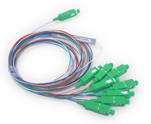 Fibra óptica Micro 1 * 8 SC APC MINI 1m 1.5m Fibra de acero de acero de acero de acero