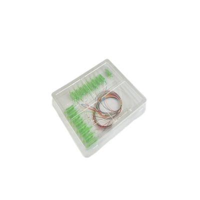 Telecomunicaciones 1x2 4 8 16 C G657A1 0.9 mm SCUPC de tipo mini Fibra óptica PLC divididor