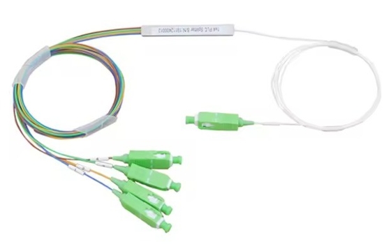 Telecomunicaciones 1x2 4 8 16 C G657A1 0.9 mm SCUPC de tipo mini Fibra óptica PLC divididor