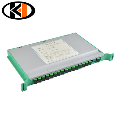 PLC de fibra óptica 1*8 1*16 SC/APC Tipo de montaje de bandejas